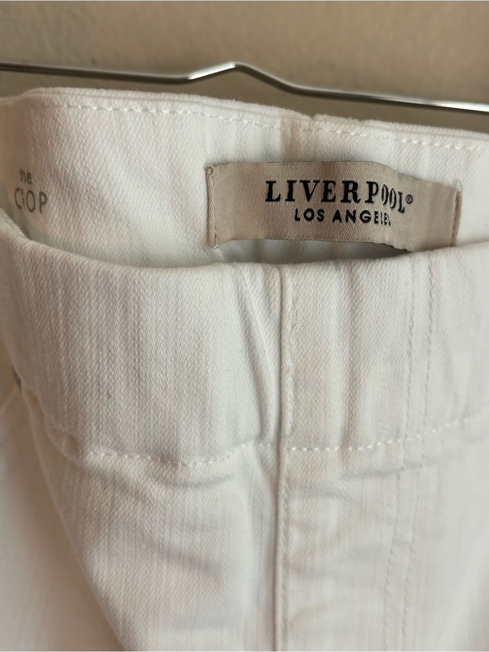 Liverpool Los Angeles The Keeper Boyfriend White Jeans Size 4 - Picture 3 of 7